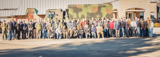The whole group of Veterans who visited JFB on Veterans Day